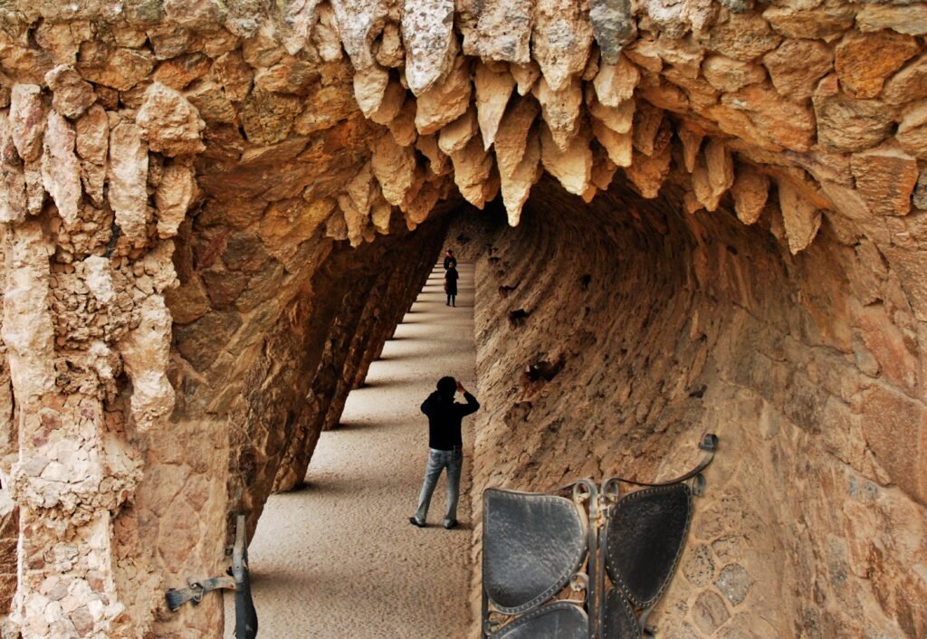 Organic architecture of Parkl Güell
